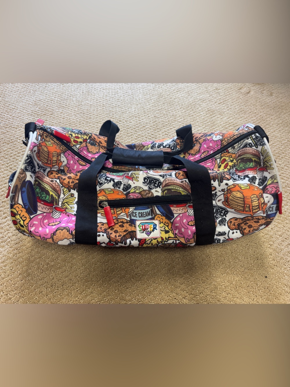 Superfresh Junk Food Gym Duffel Bag